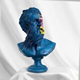 Poseidon 'Half Pop' Dekoratif Heykel, Pop Art Roma Yunan Heykelleri